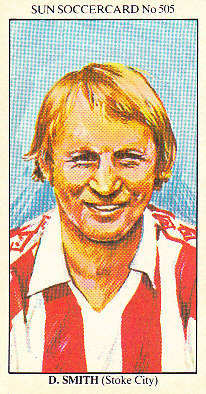 Dennis Smith Stoke City 1978/79 the SUN Soccercards #505